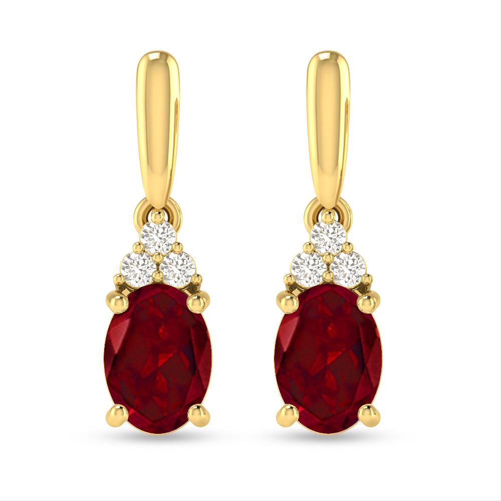 Yellow Gold - Garnet