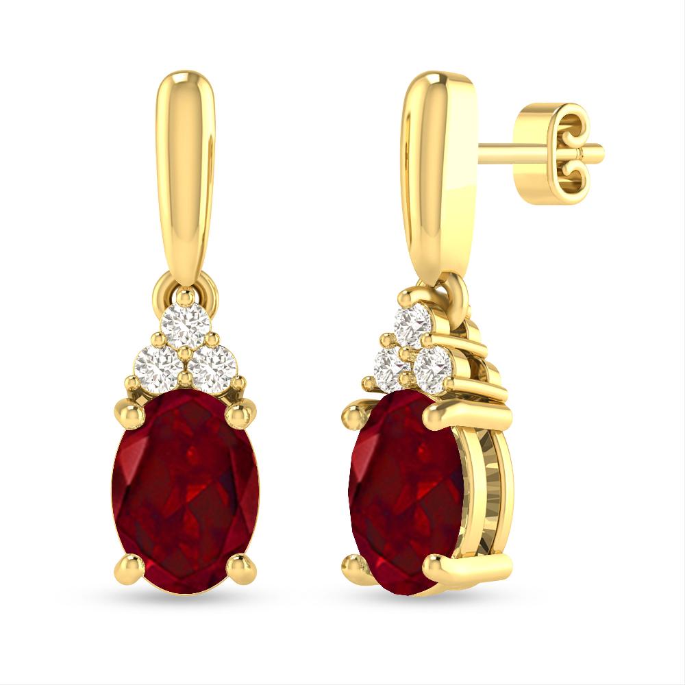 Yellow Gold - Garnet