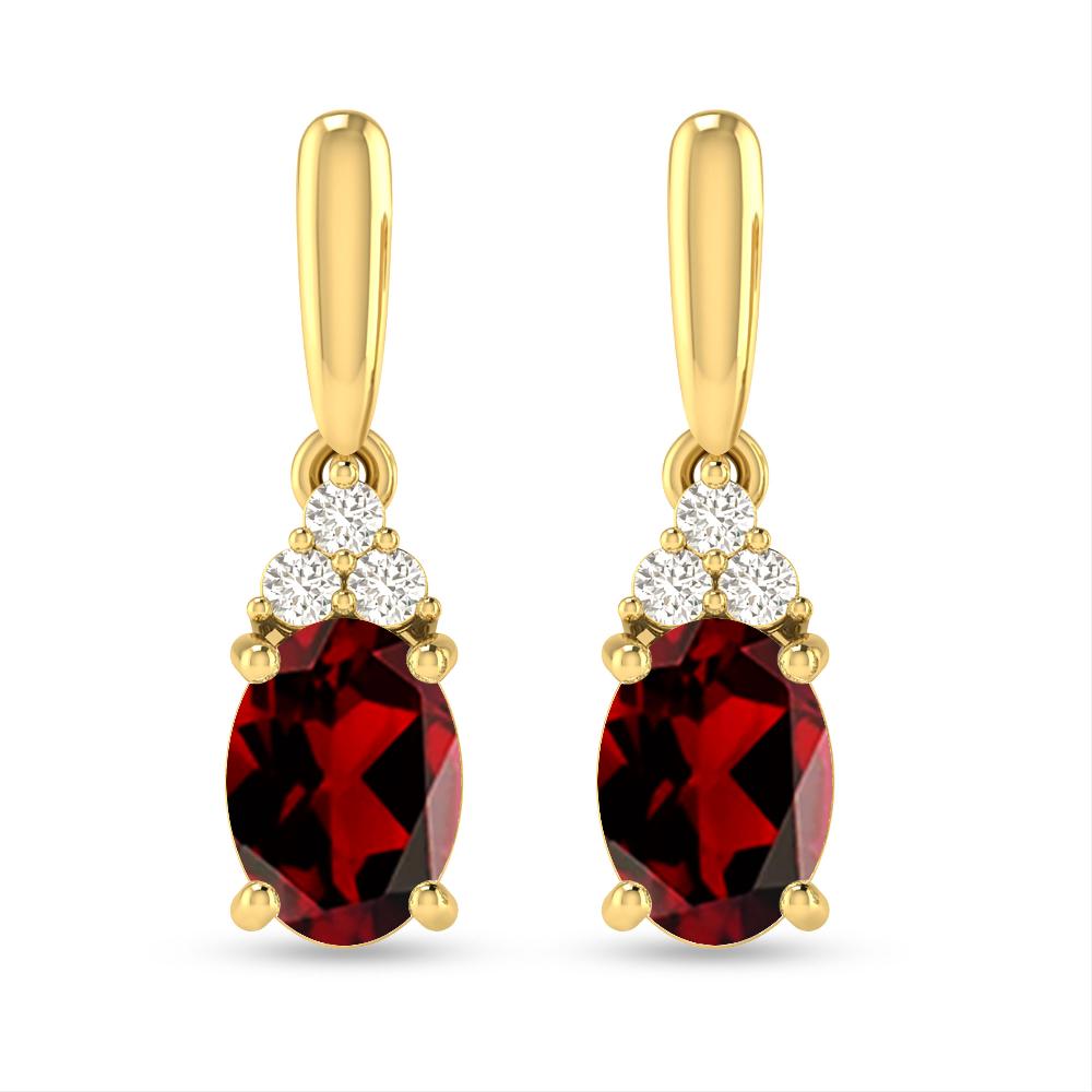 Yellow Gold - Garnet