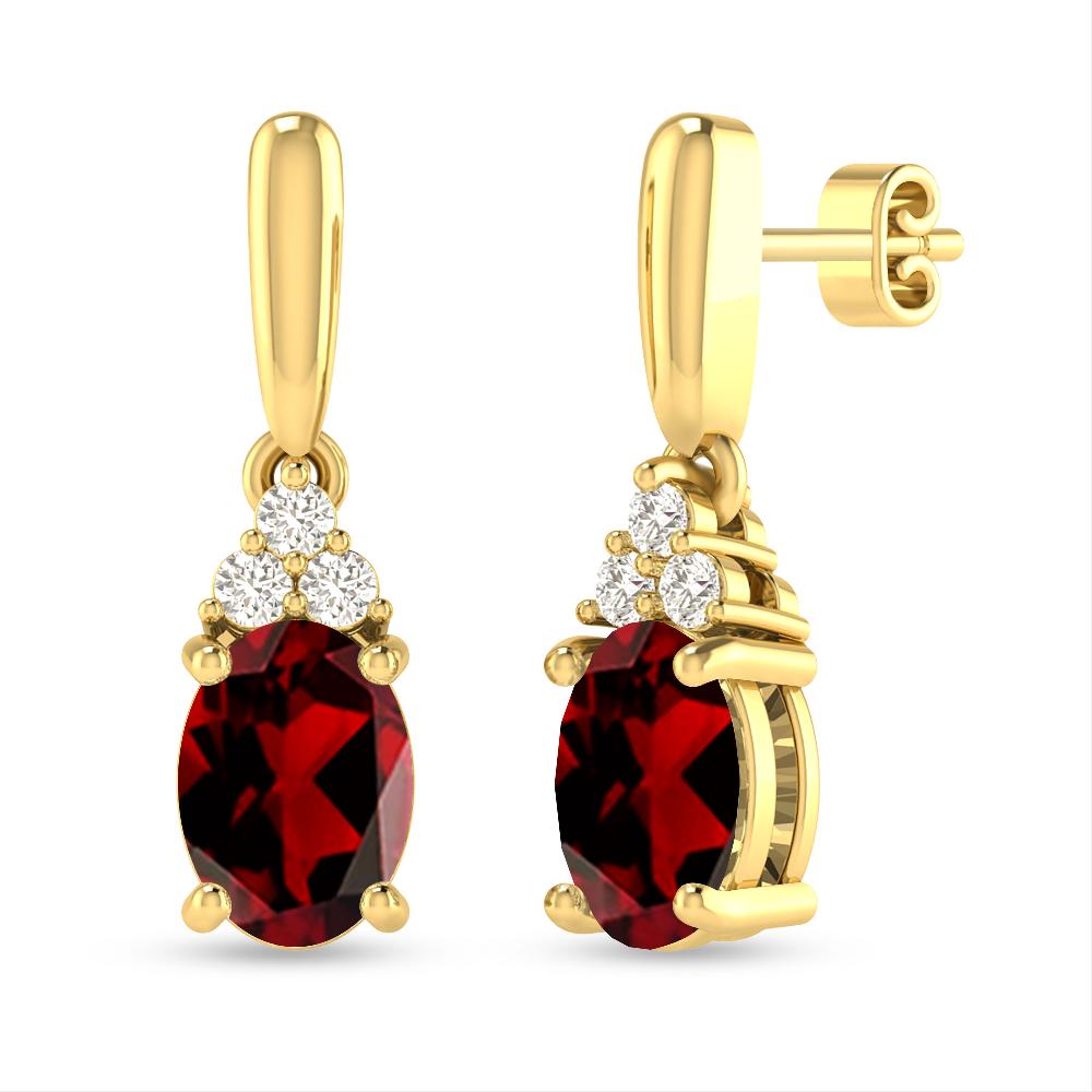 Yellow Gold - Garnet