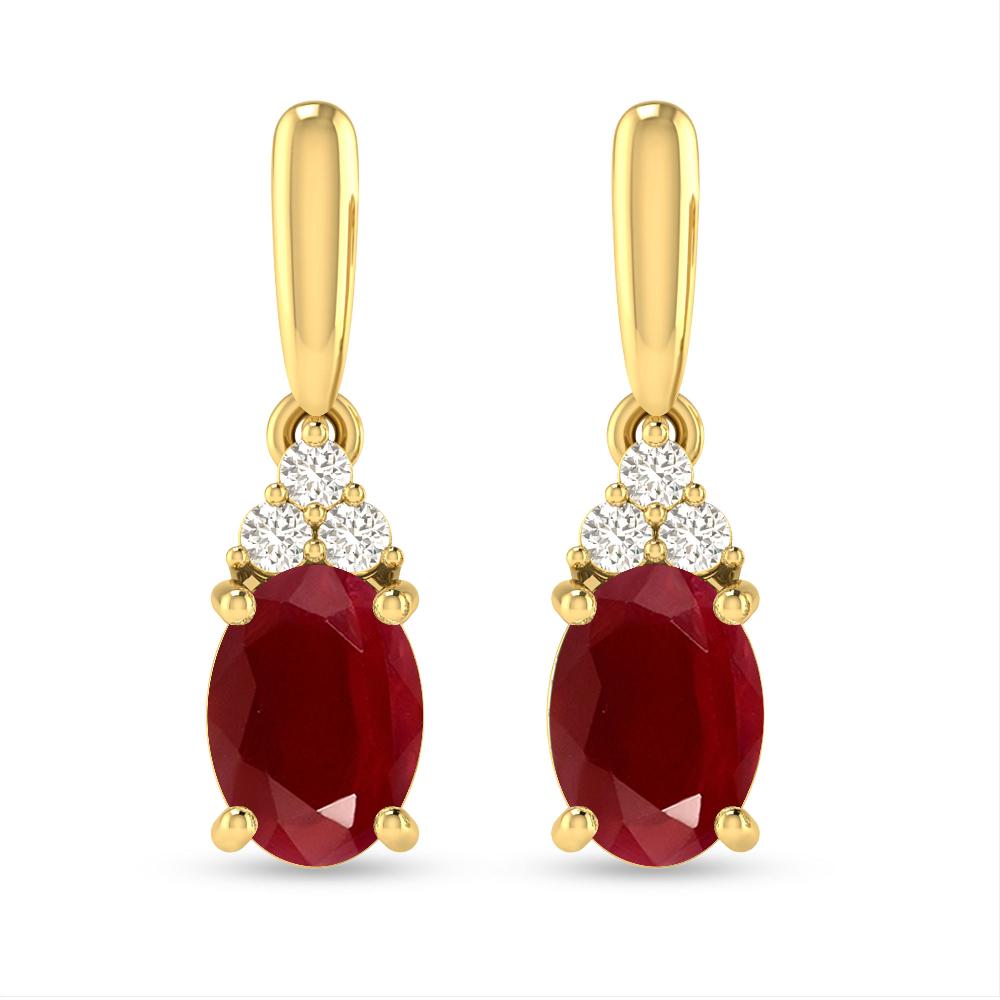 Yellow Gold - Ruby