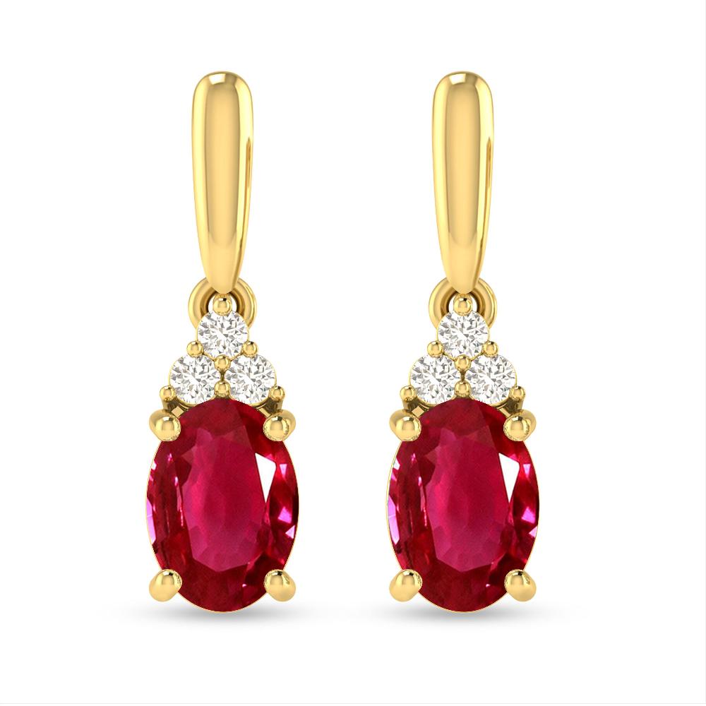 Yellow Gold - Ruby