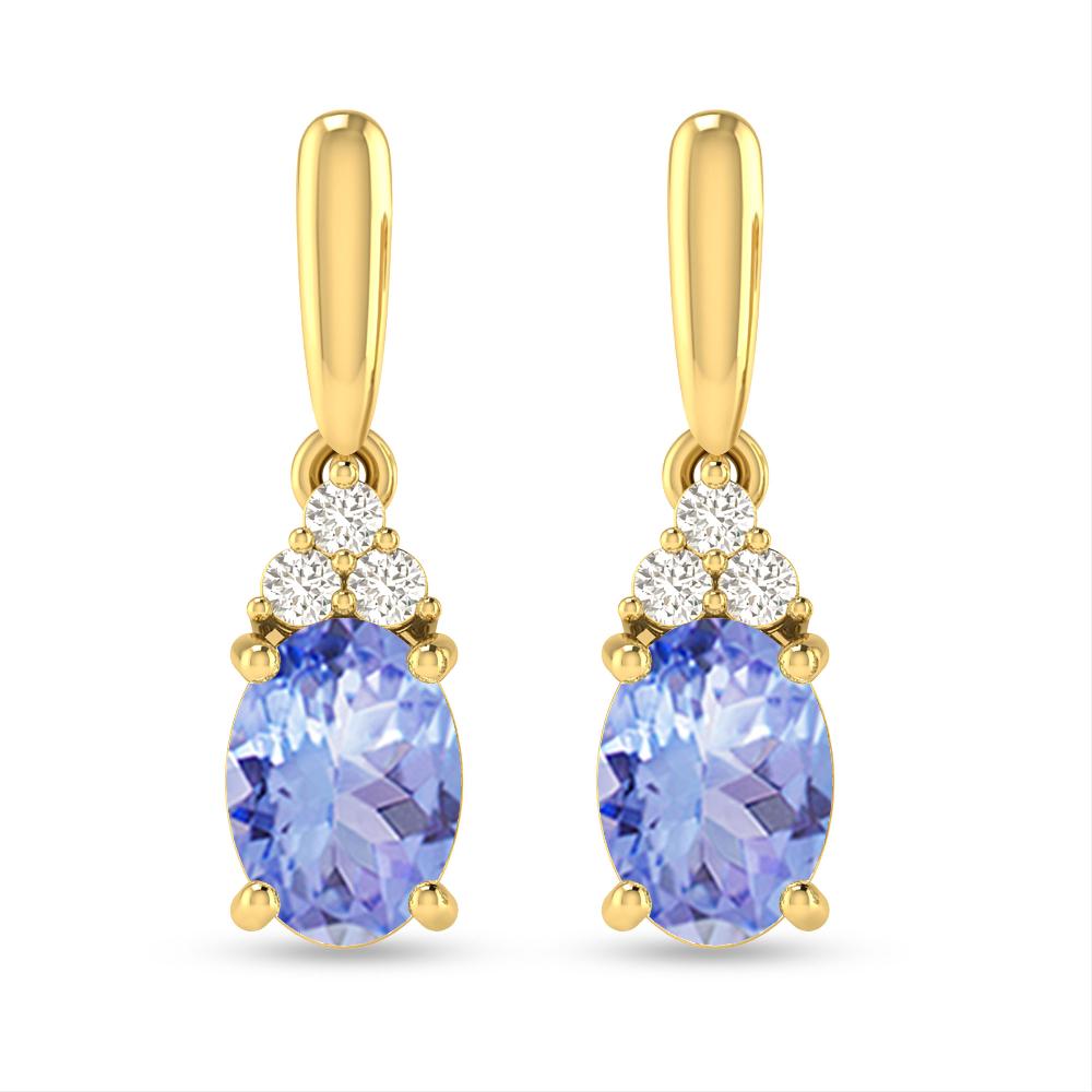 Yellow Gold - Tanzanite