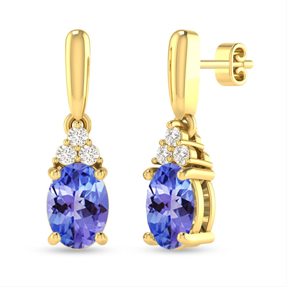 Yellow Gold - Tanzanite