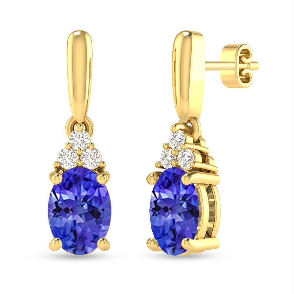 Yellow Gold - Tanzanite