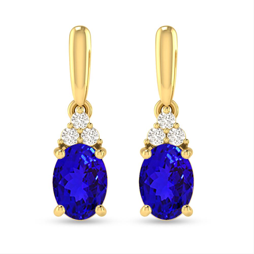 Yellow Gold - Tanzanite