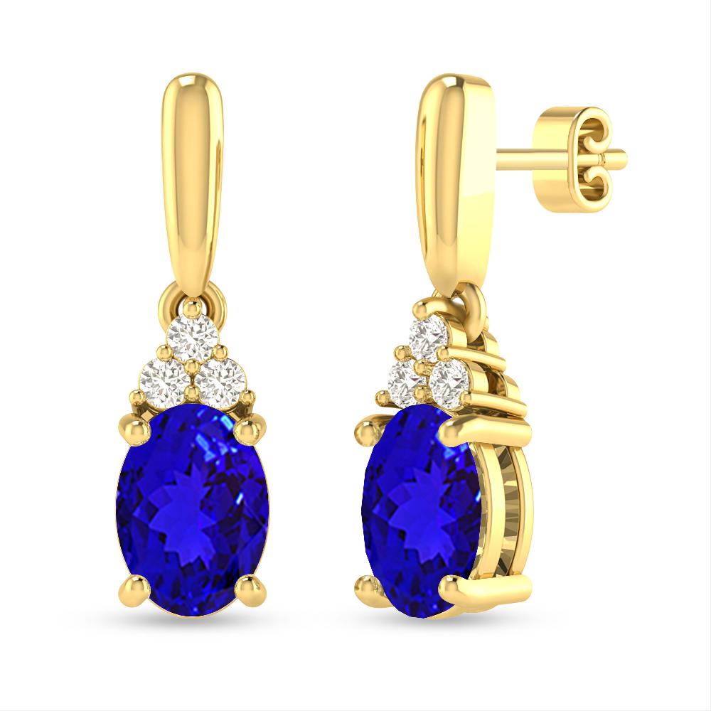 Yellow Gold - Tanzanite