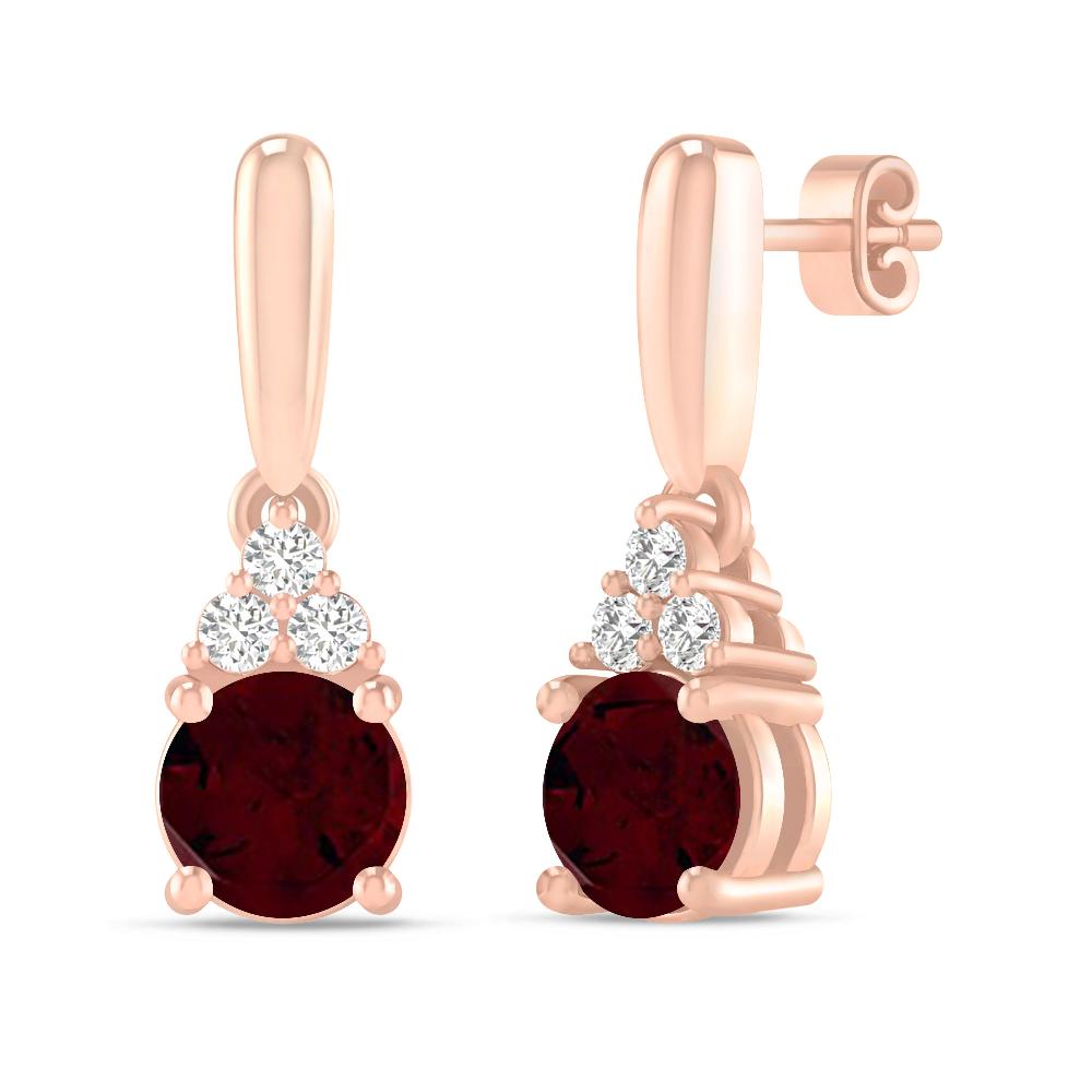 Rose Gold - Garnet