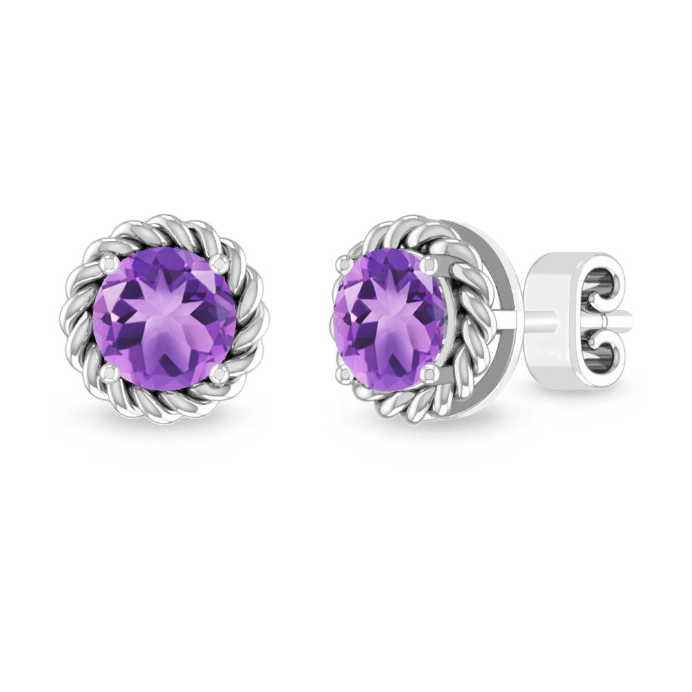 White Gold - Amethyst