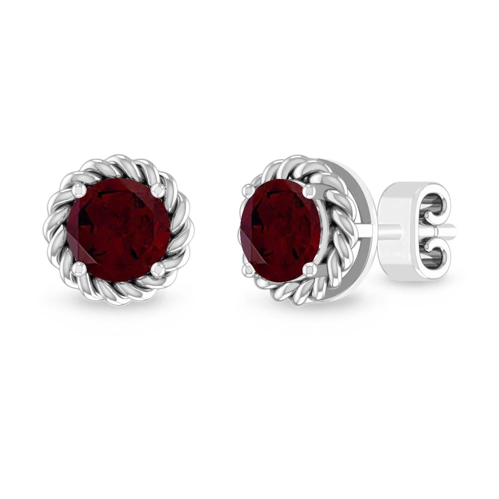 White Gold - Garnet