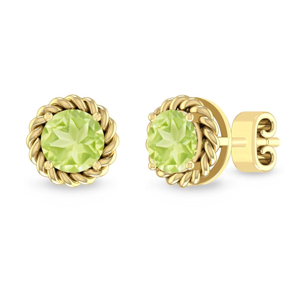 Yellow Gold - Peridot