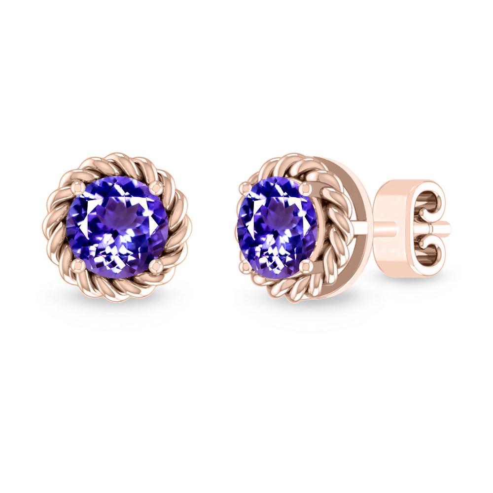 Rose Gold - Tanzanite