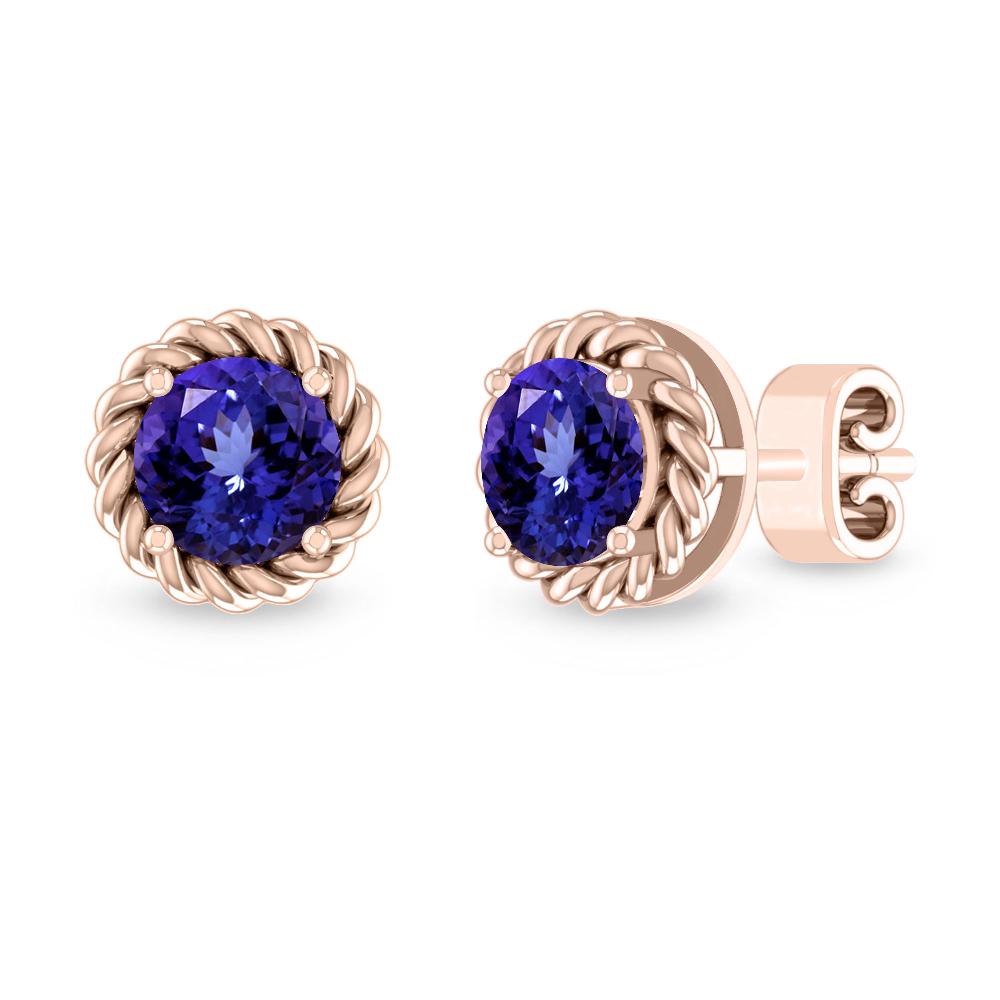 Rose Gold - Tanzanite