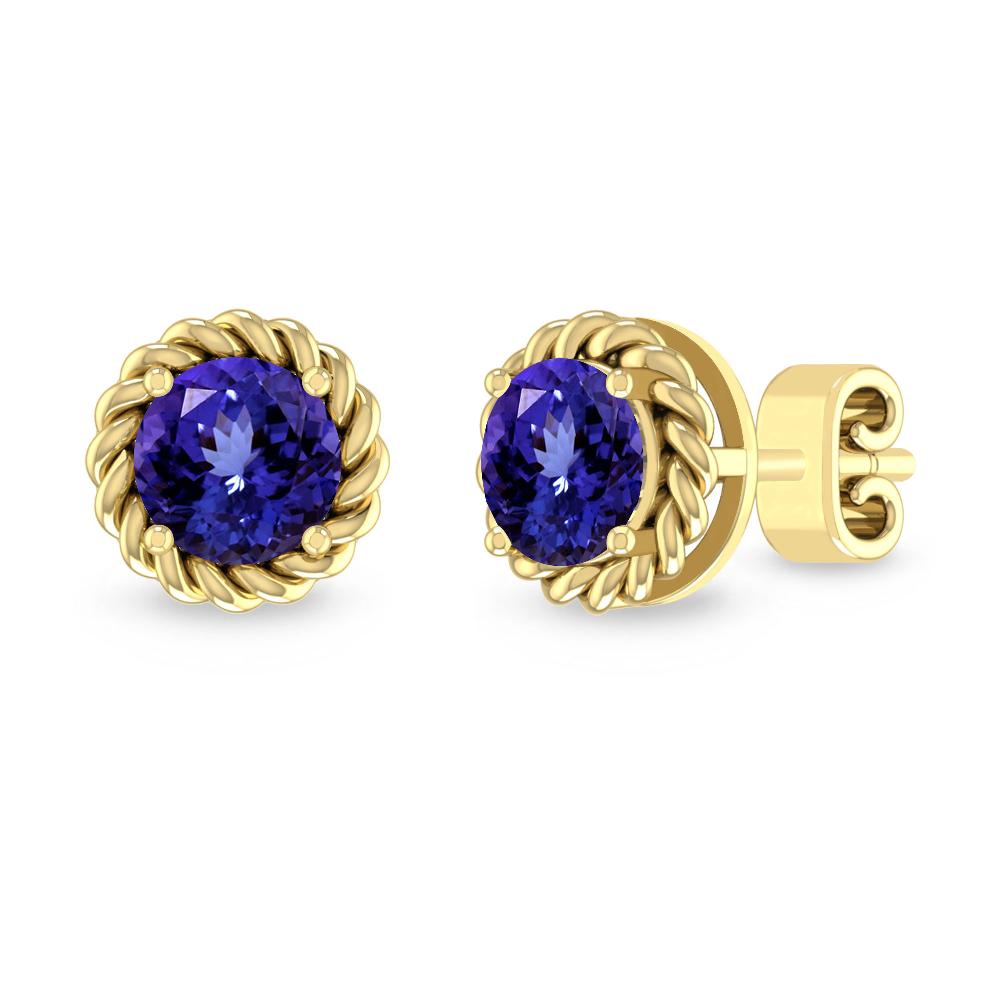 Yellow Gold - Tanzanite