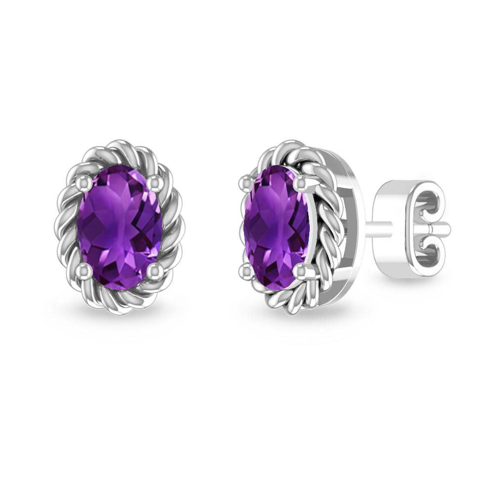 White Gold - Amethyst