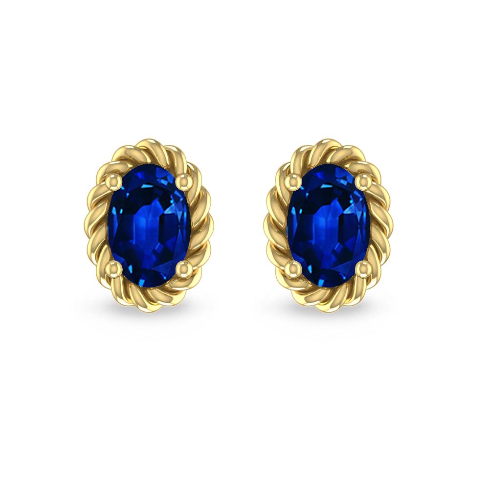 Yellow Gold - Sapphire