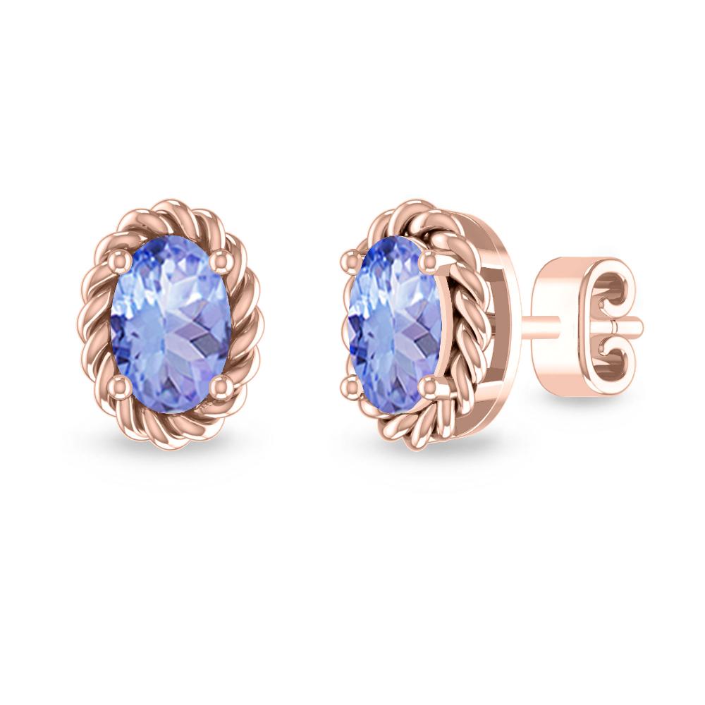 Rose Gold - Tanzanite