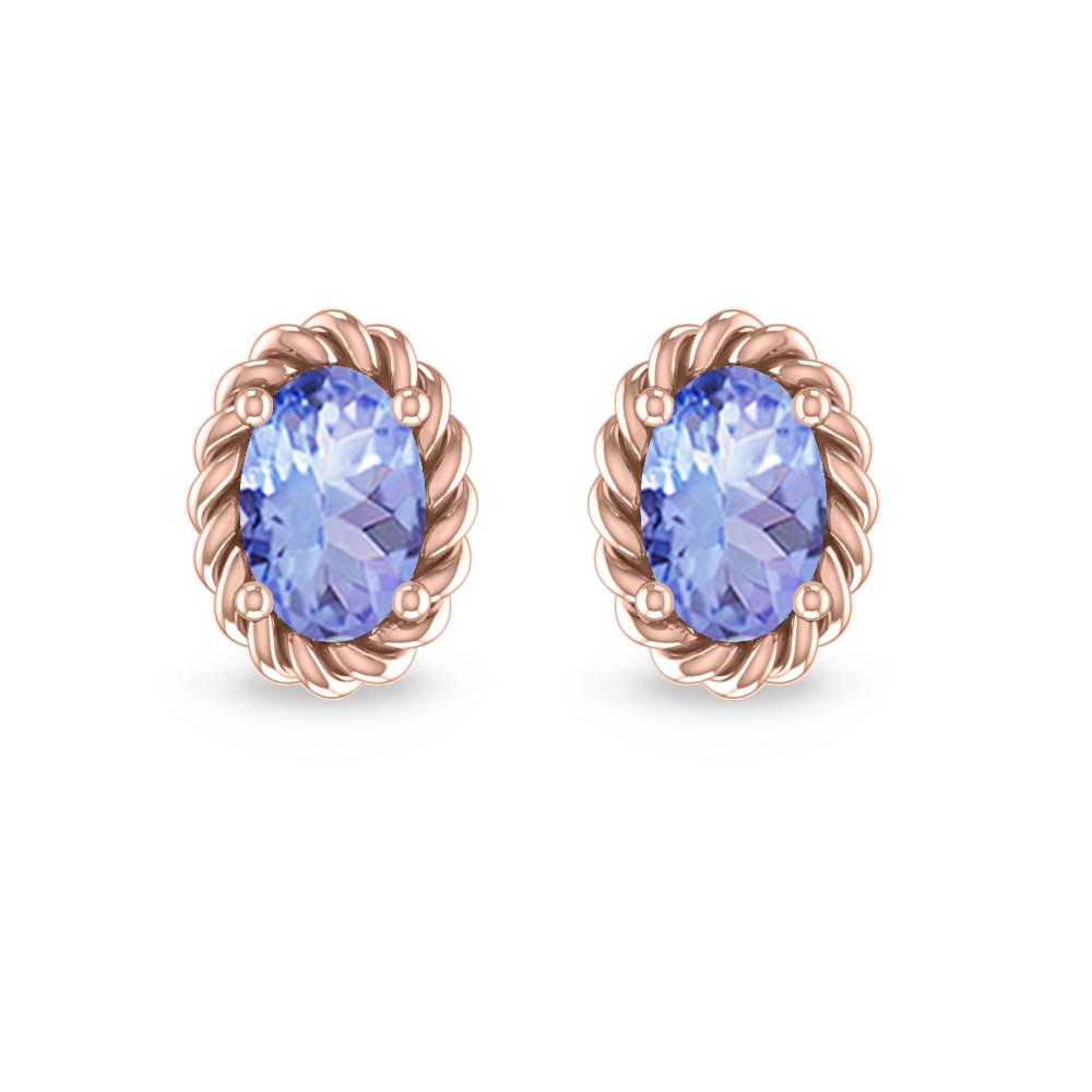 Rose Gold - Tanzanite