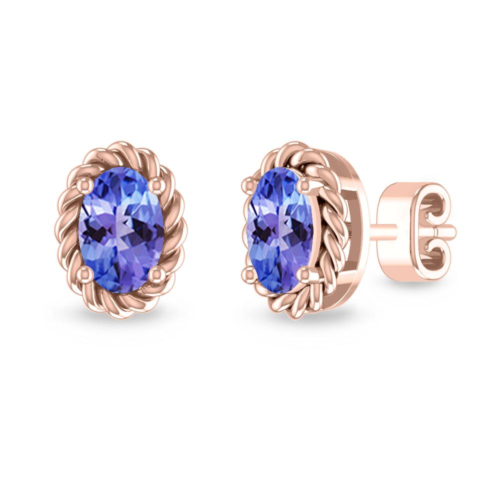 Rose Gold - Tanzanite