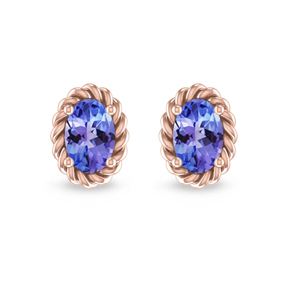 Rose Gold - Tanzanite