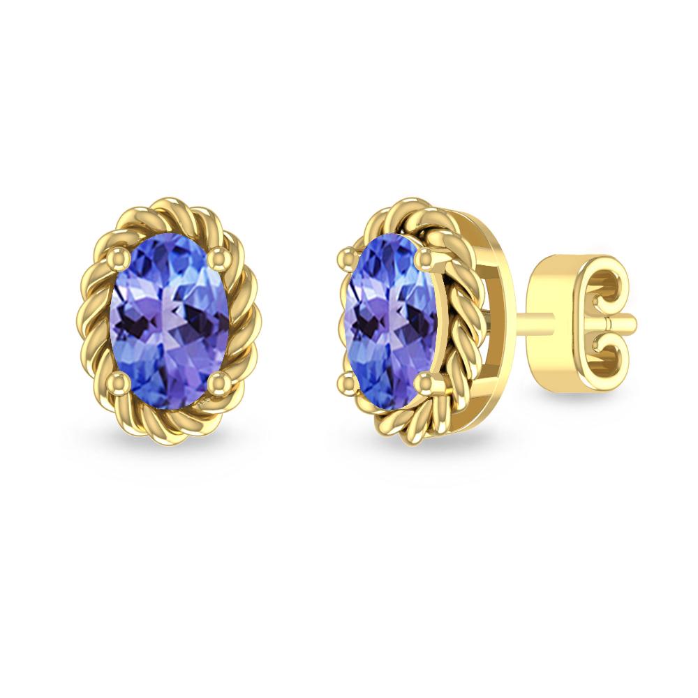 Yellow Gold - Tanzanite