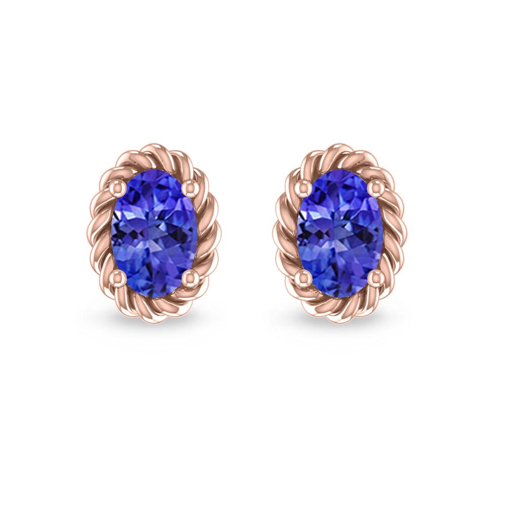 Rose Gold - Tanzanite