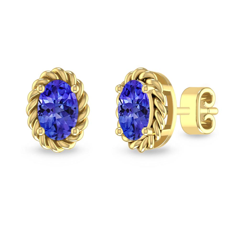 Yellow Gold - Tanzanite