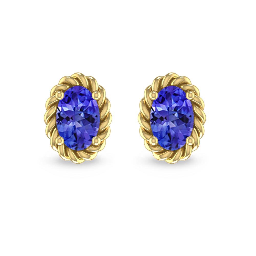 Yellow Gold - Tanzanite