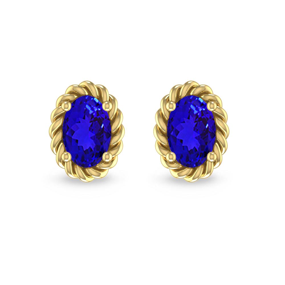 Yellow Gold - Tanzanite