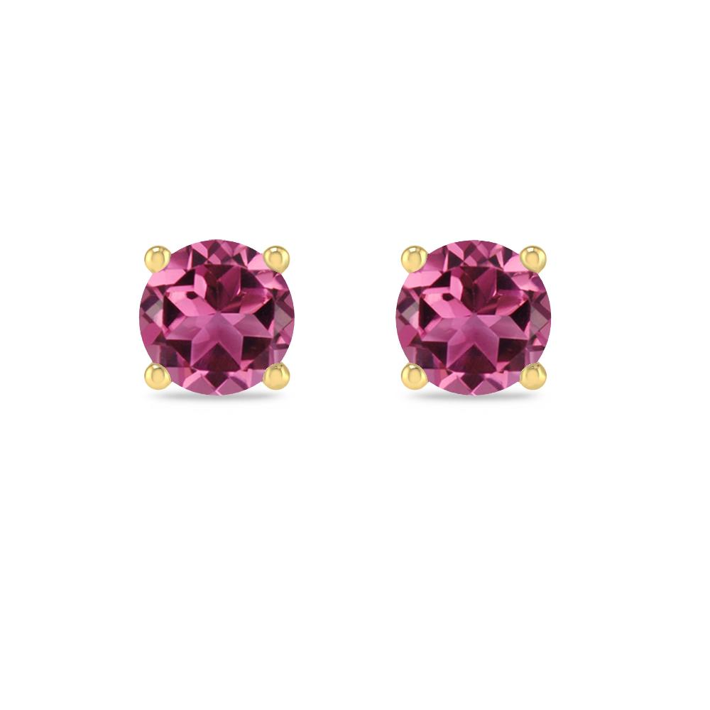 Yellow Gold - Pink Tourmaline