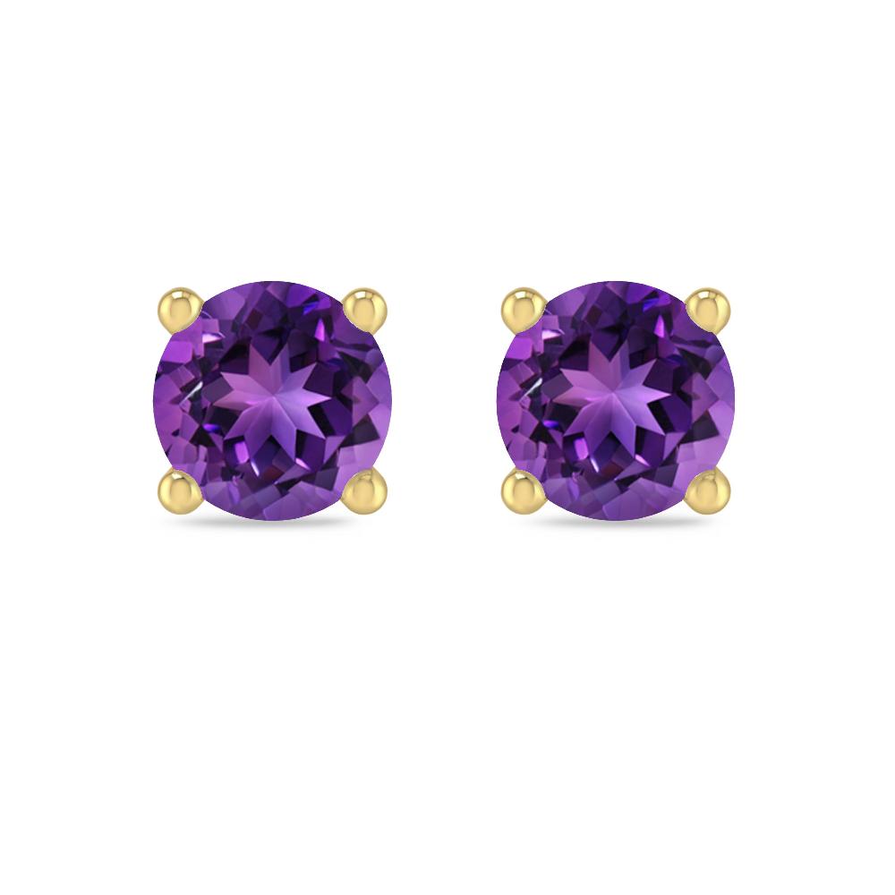 Yellow Gold - Amethyst