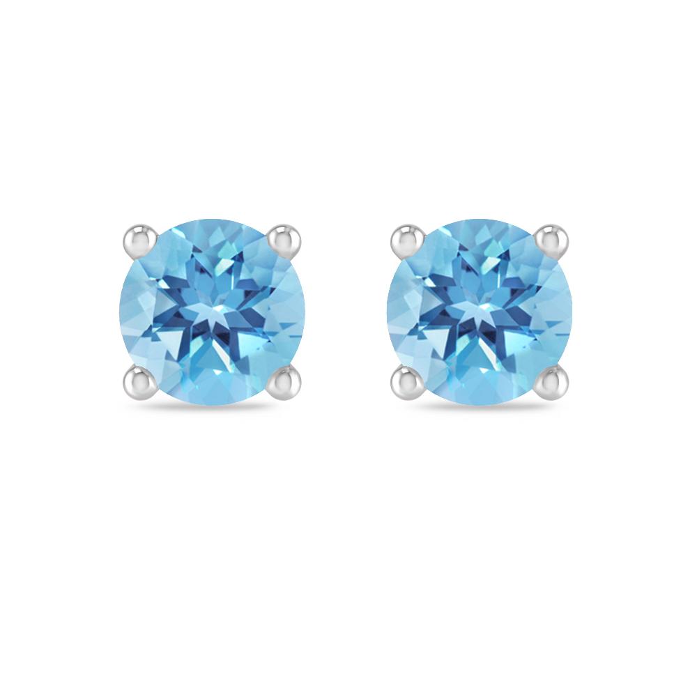 White Gold - Blue Topaz