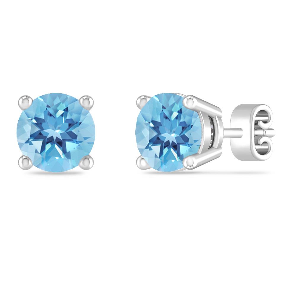 White Gold - Blue Topaz