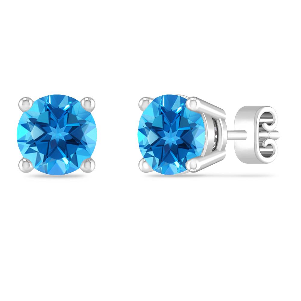 White Gold - Blue Topaz