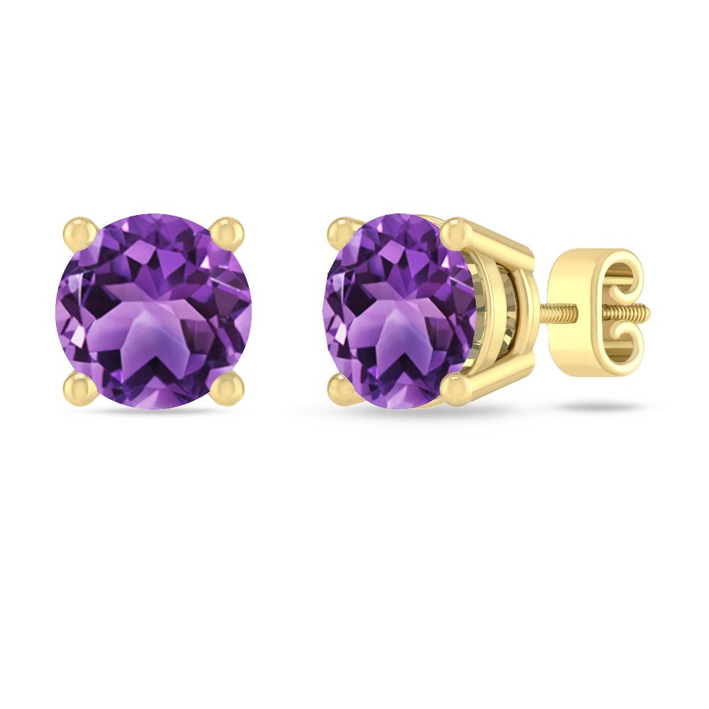 Yellow Gold - Amethyst