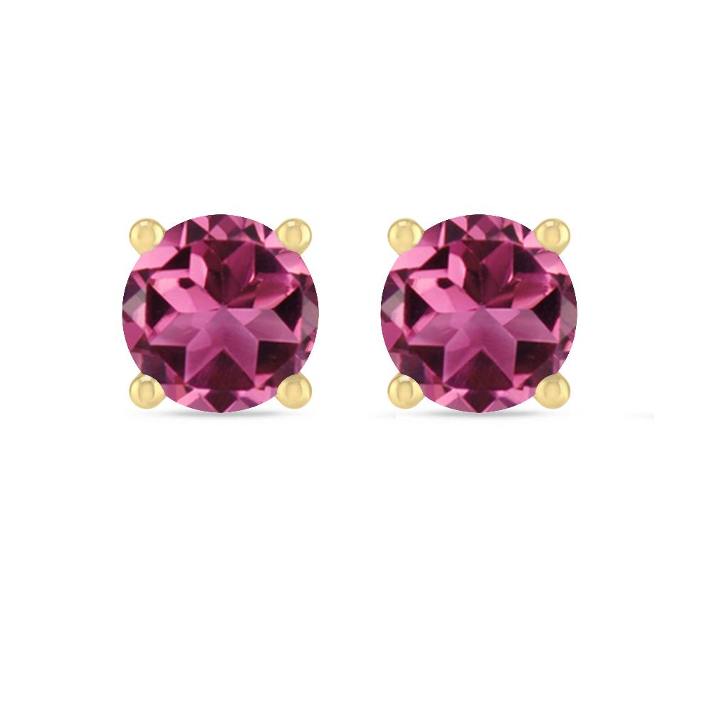 Yellow Gold - Pink Tourmaline