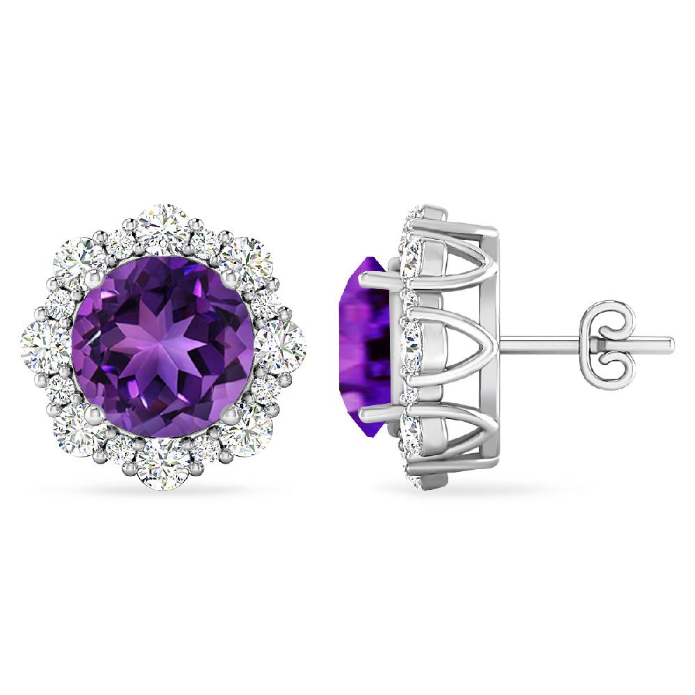 White Gold - Amethyst