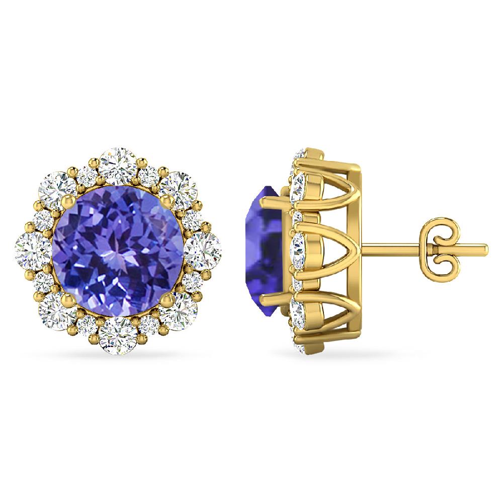 Yellow Gold - Tanzanite