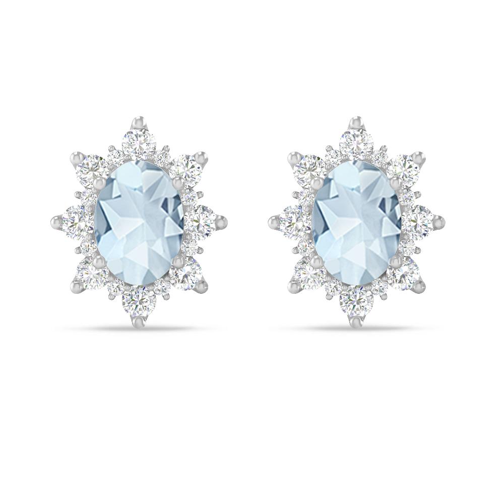 White Gold - Aquamarine