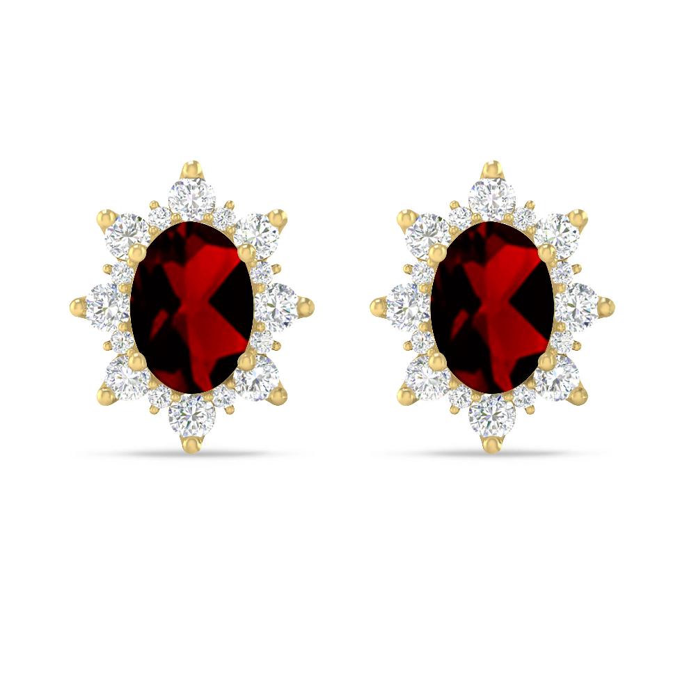 Yellow Gold - Garnet