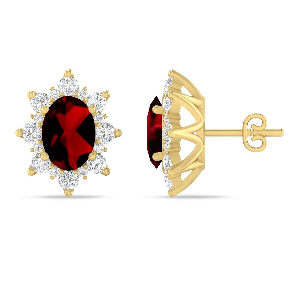 Yellow Gold - Garnet