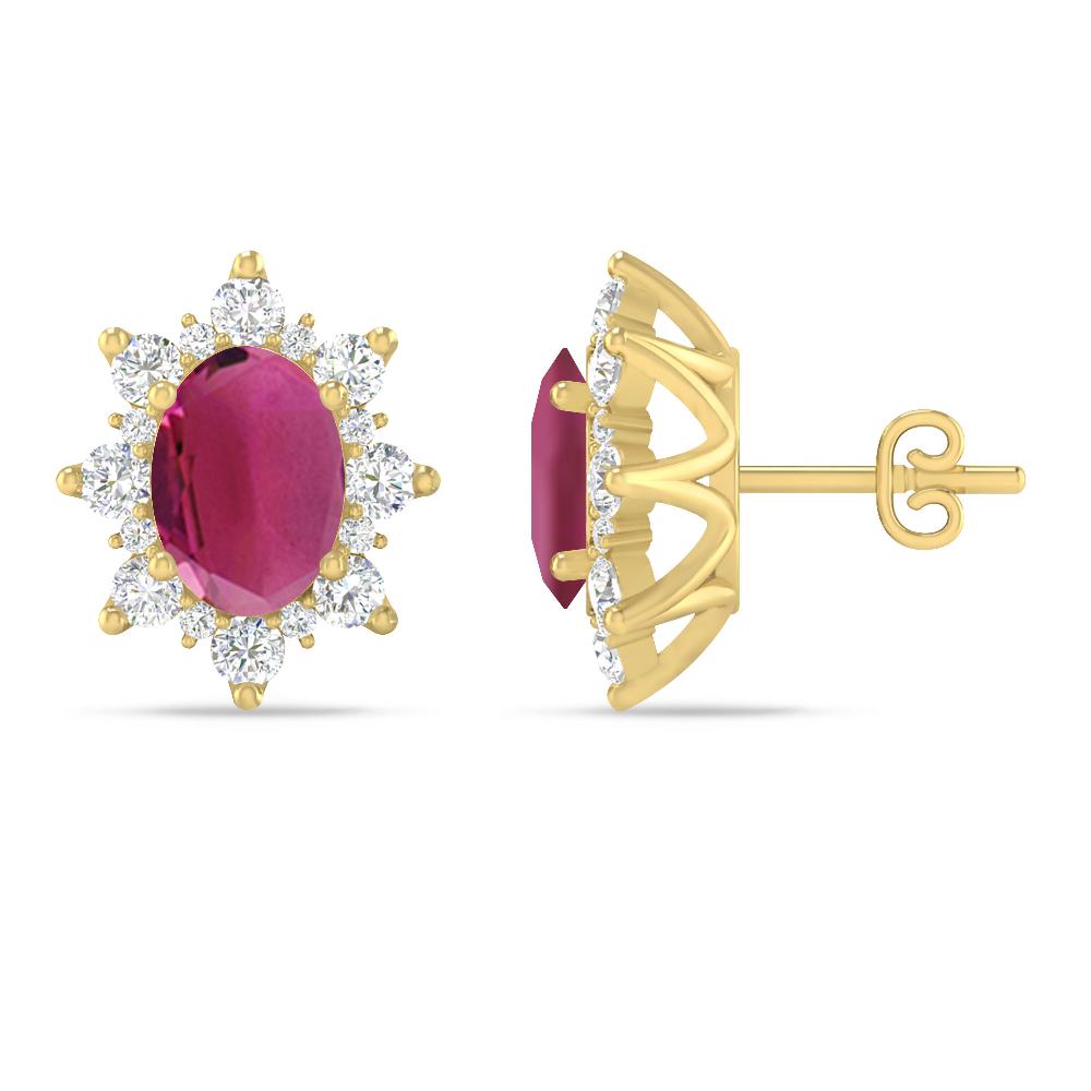 Yellow Gold - Pink Tourmaline