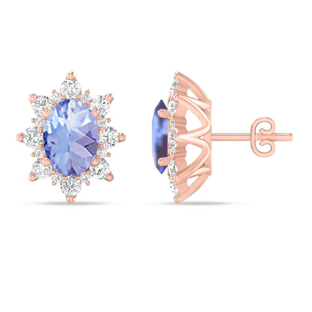 Rose Gold - Tanzanite