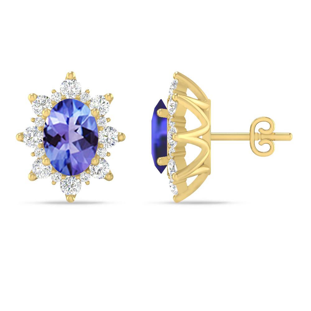 Yellow Gold - Tanzanite