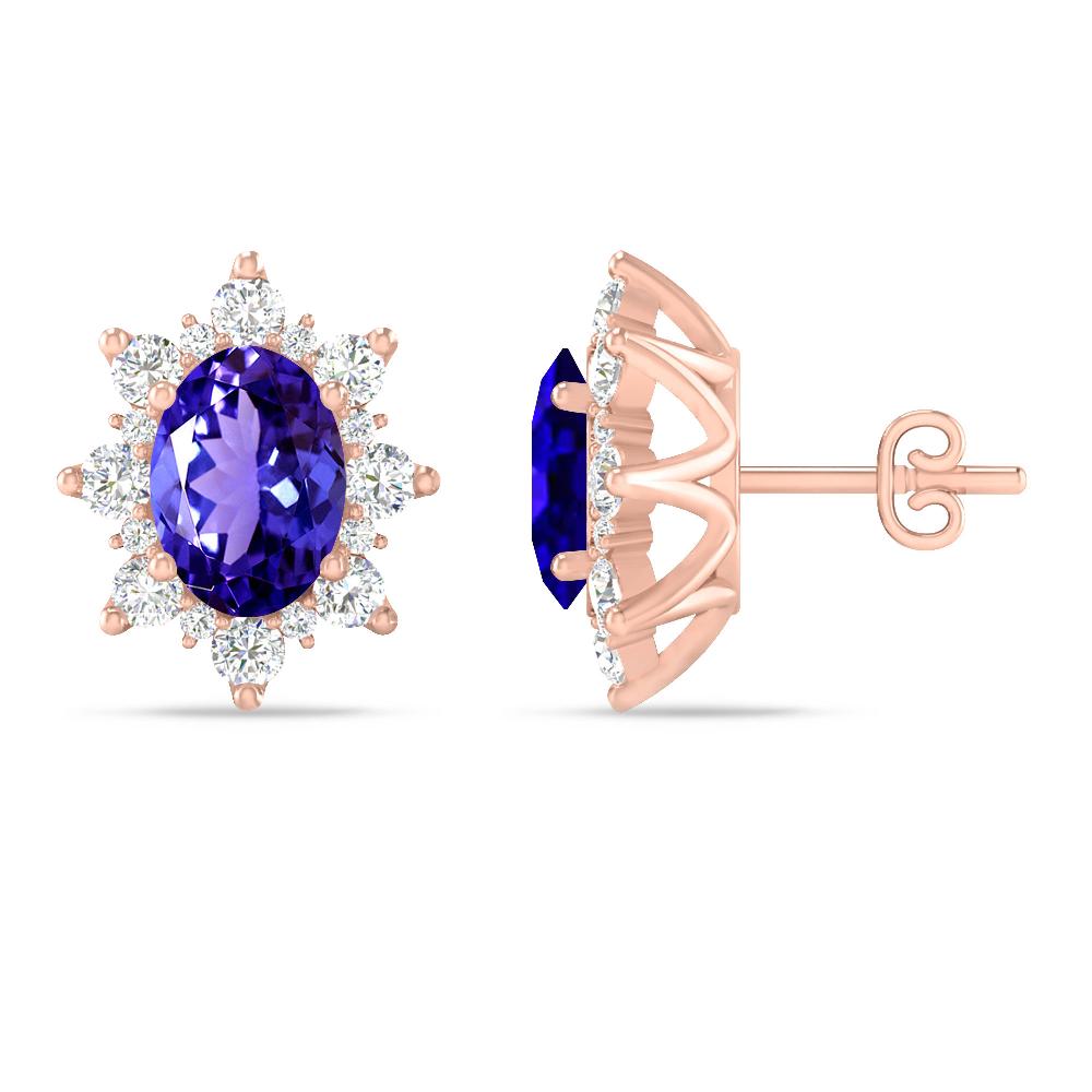 Rose Gold - Tanzanite