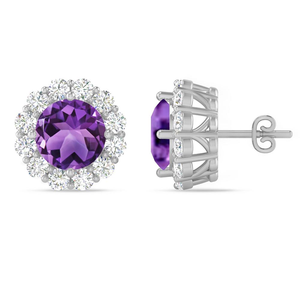 White Gold - Amethyst