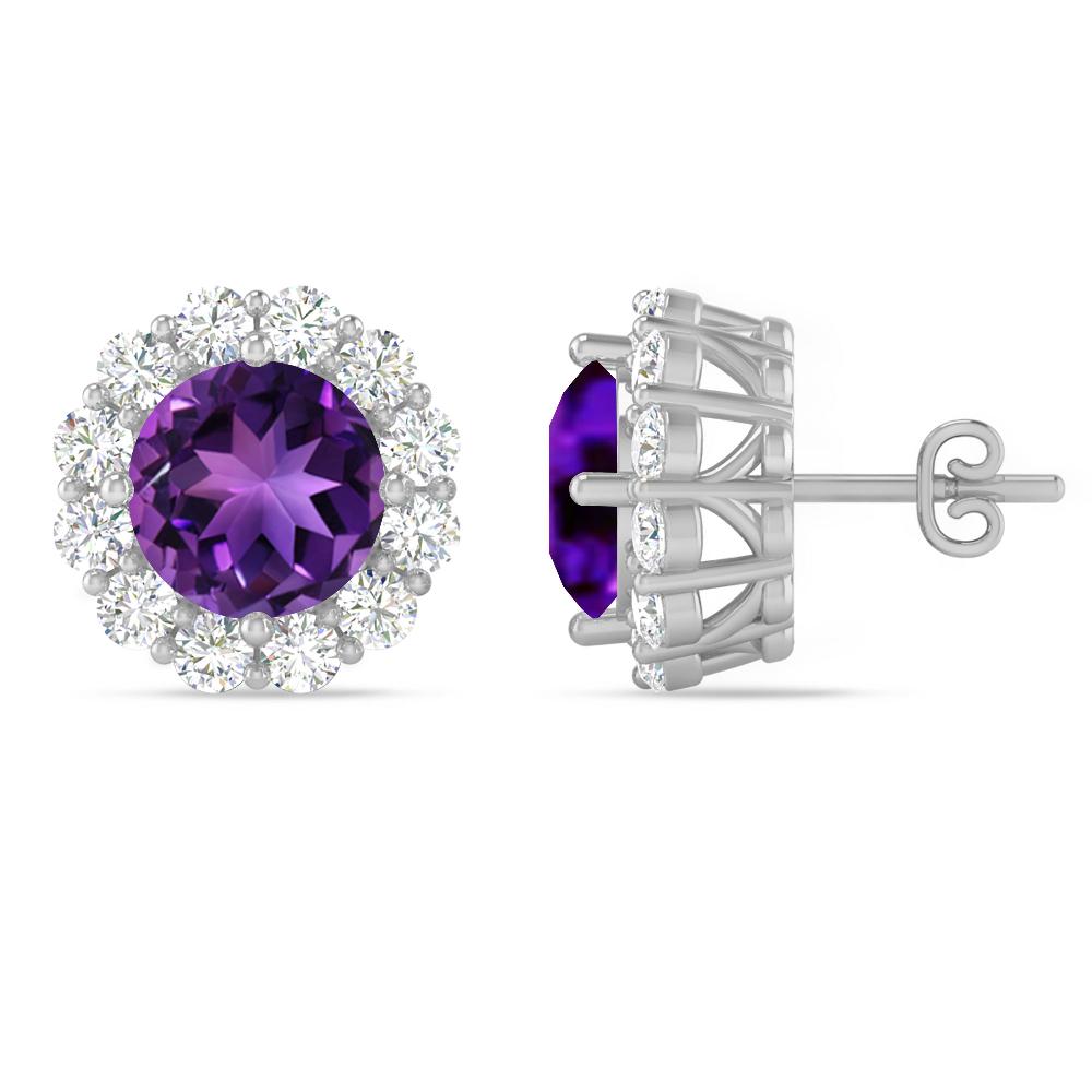 White Gold - Amethyst