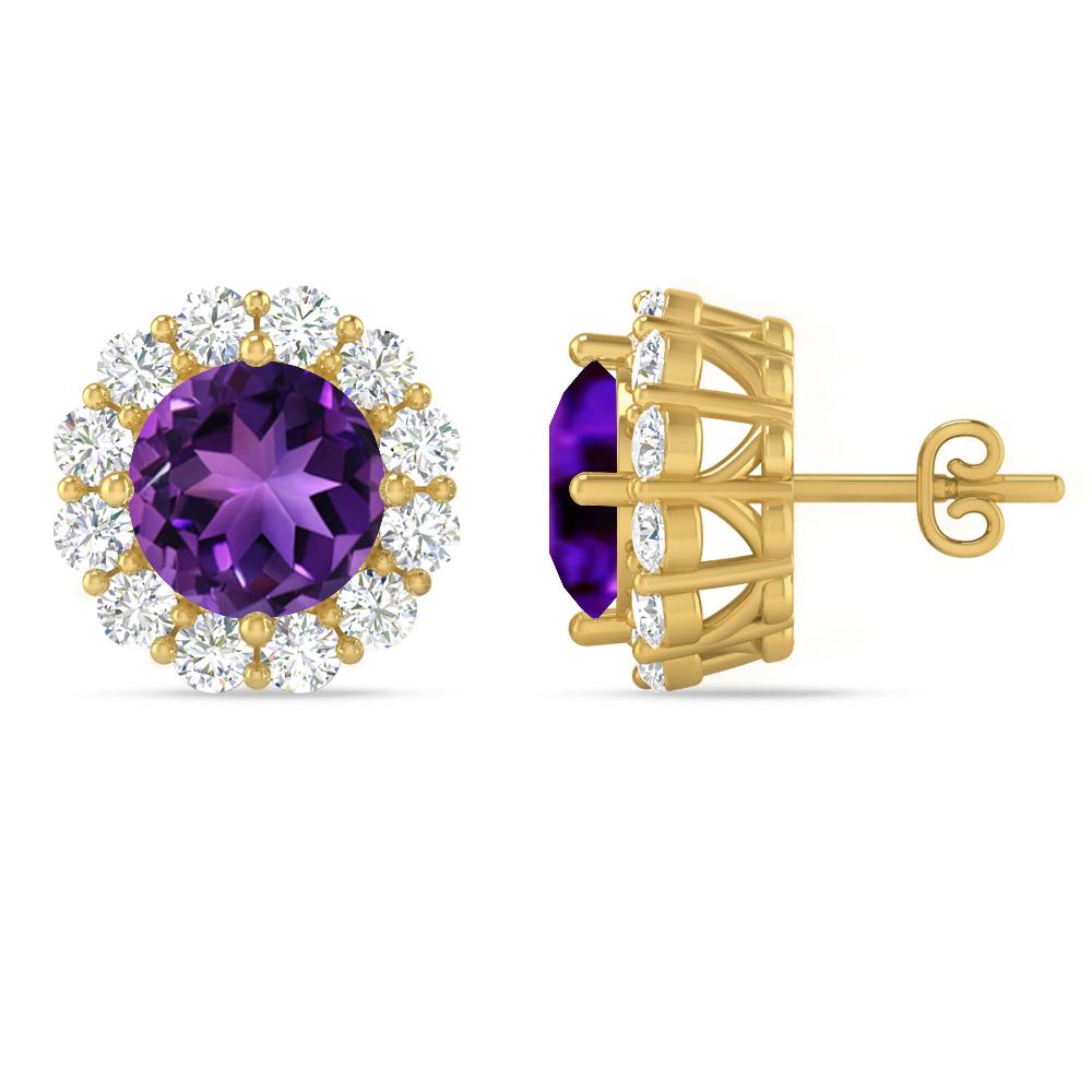 Yellow Gold - Amethyst