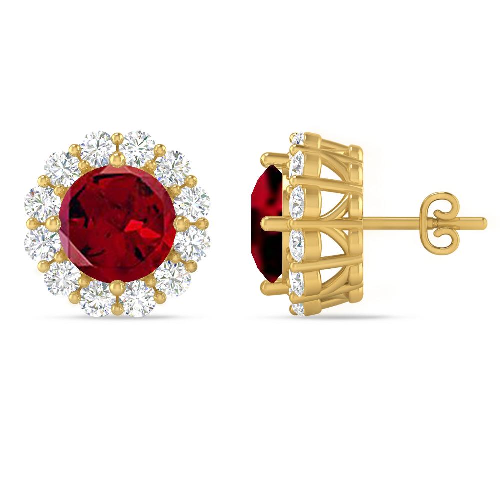 Yellow Gold - Garnet