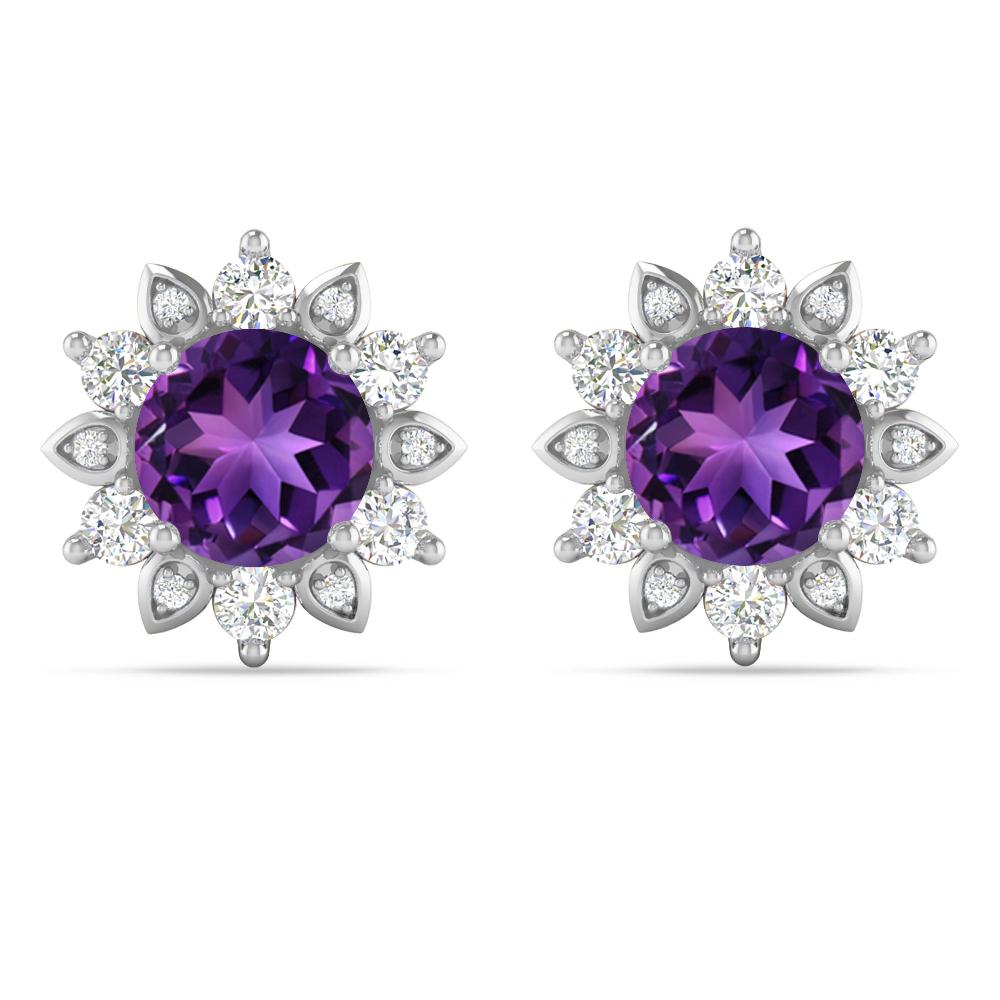 White Gold - Amethyst